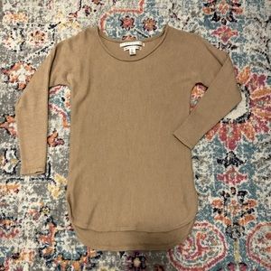 Tan crew neck sweater